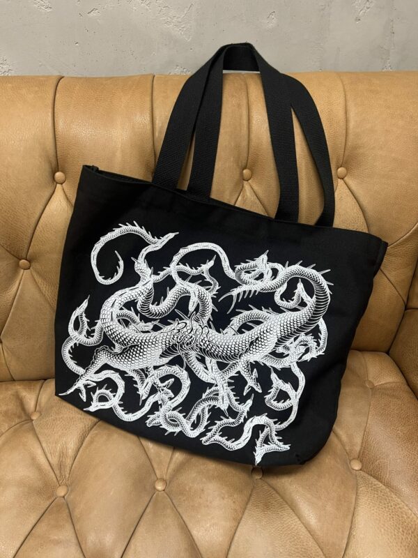 Ryun Dragon Tote bag black